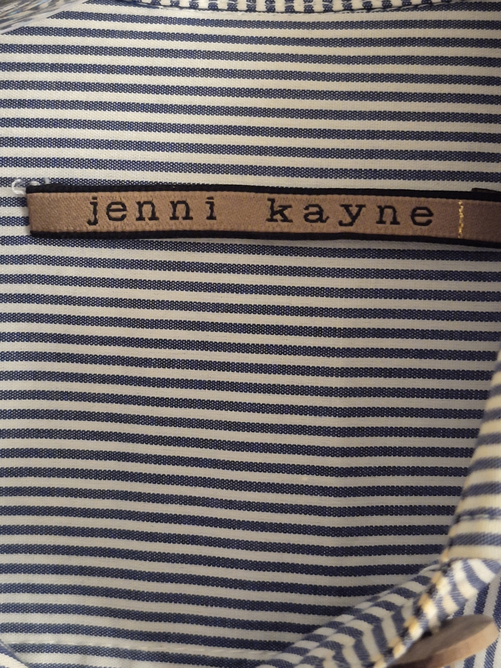 Jenni Kayne Light Blue and White Striped Midi Dress - Picture 6 of 9